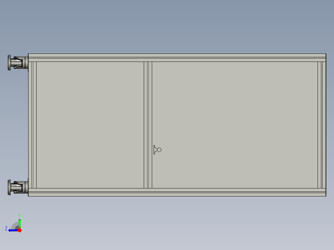 多载荷平衡移栽机右视图