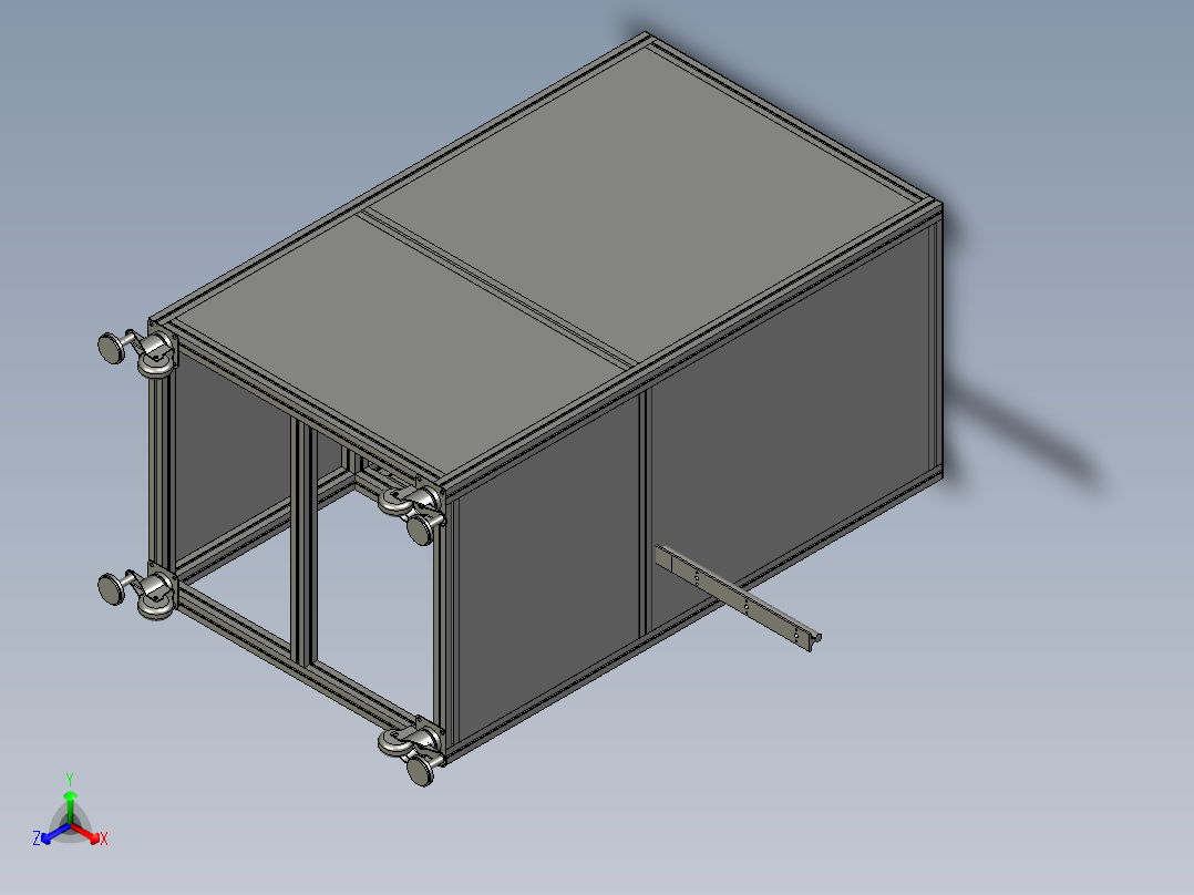 多载荷平衡移栽机正等轴测图