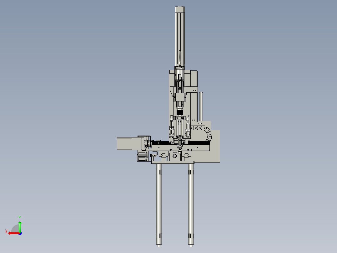 螺钉枪机构后视图