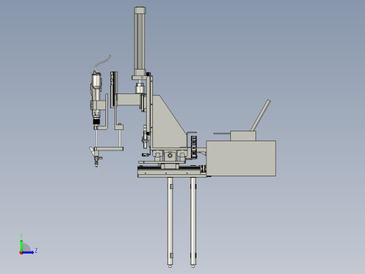 螺钉枪机构左视缩略图