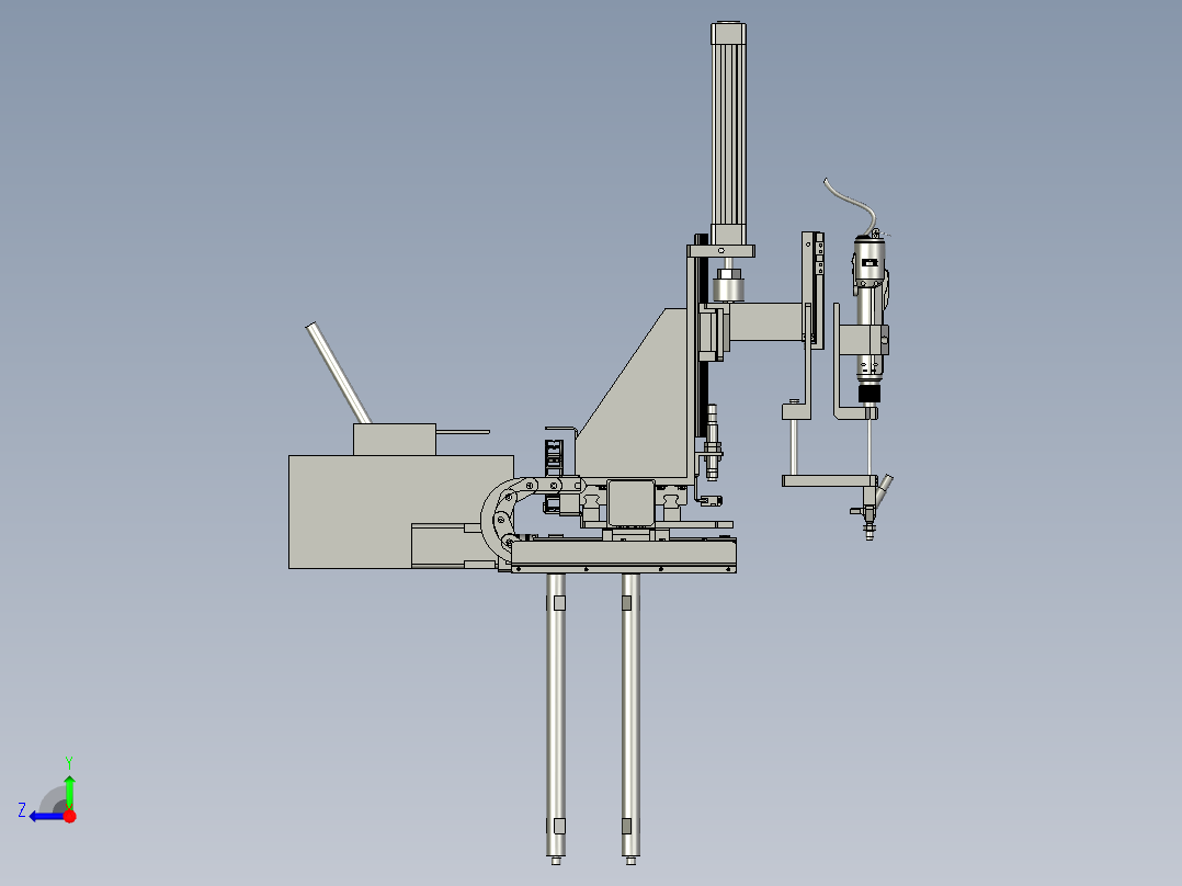 螺钉枪机构右视图