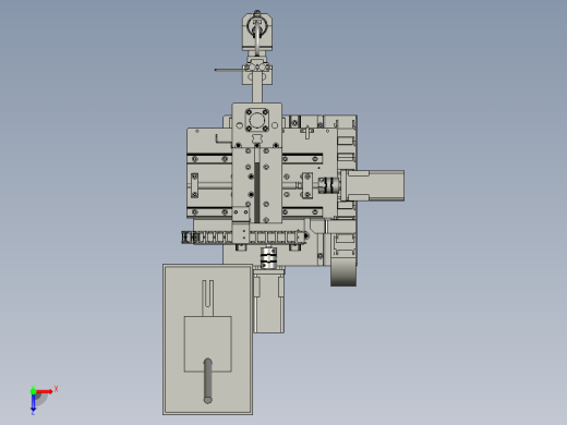 螺钉枪机构俯视缩略图