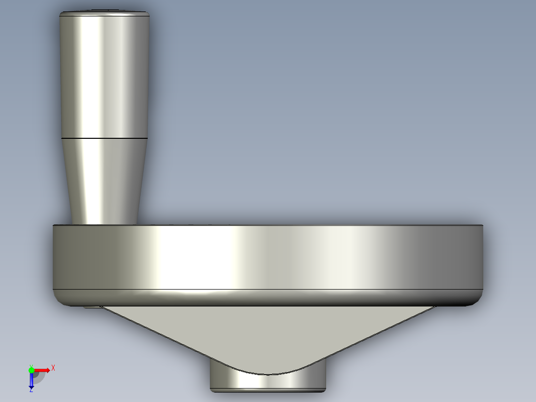 手轮12HWLD-100-1俯视图