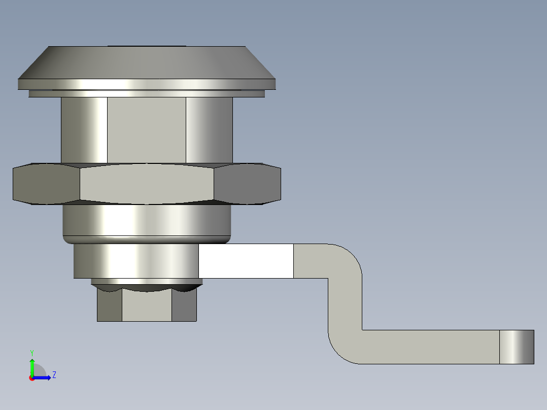 三角锁MS705-H28市购左视图