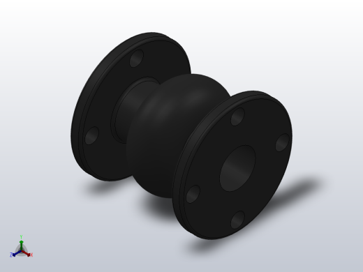 KGT型可曲挠橡胶接头[KGT型可曲挠橡胶接头]50正等轴测缩略图