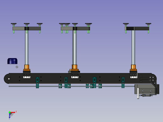 分道输送线俯视缩略图