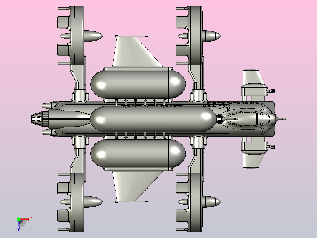轨道城消防船俯视图
