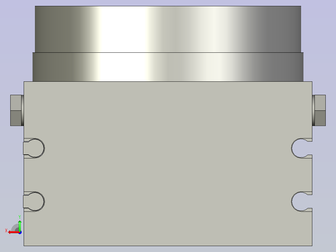 摆动气缸MSQB20A-M9NL后视图