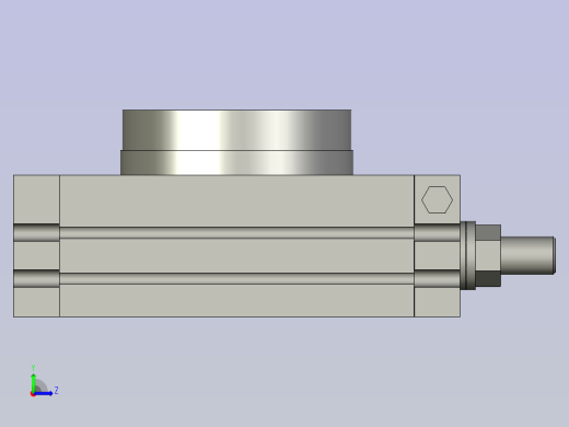 摆动气缸MSQB20A-M9NL左视缩略图