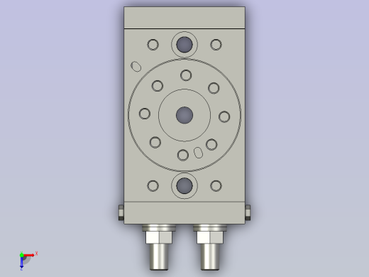 摆动气缸MSQB20A-M9NL俯视缩略图
