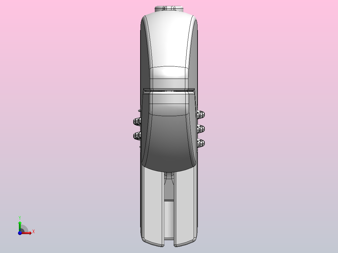 活动扳手前视图