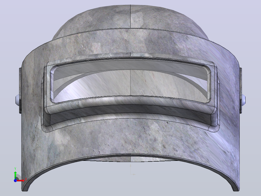 吃鸡三级头-2015前视图