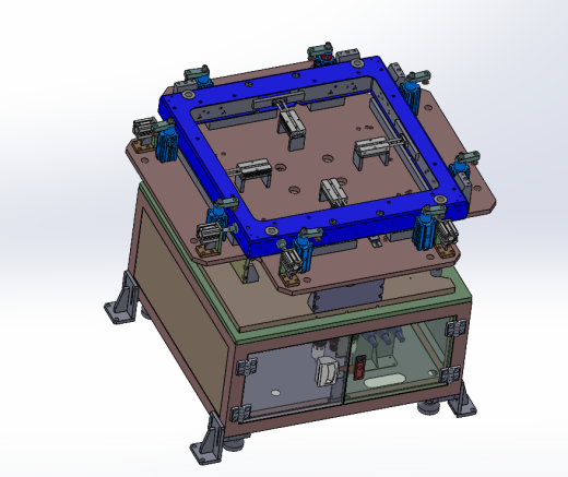 下框架焊接治具3D数模图纸+x_t格式缩略图
