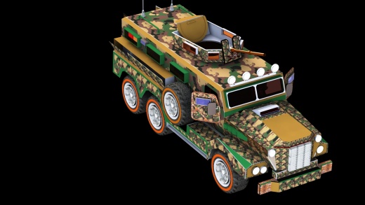 Military APC Gasha装甲车缩略图