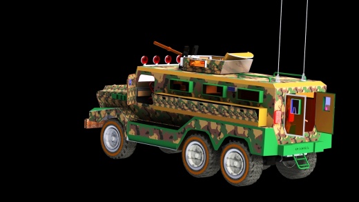 Military APC Gasha装甲车缩略图