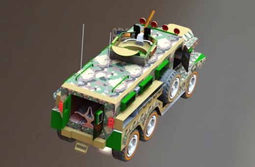 Military APC Gasha装甲车缩略图