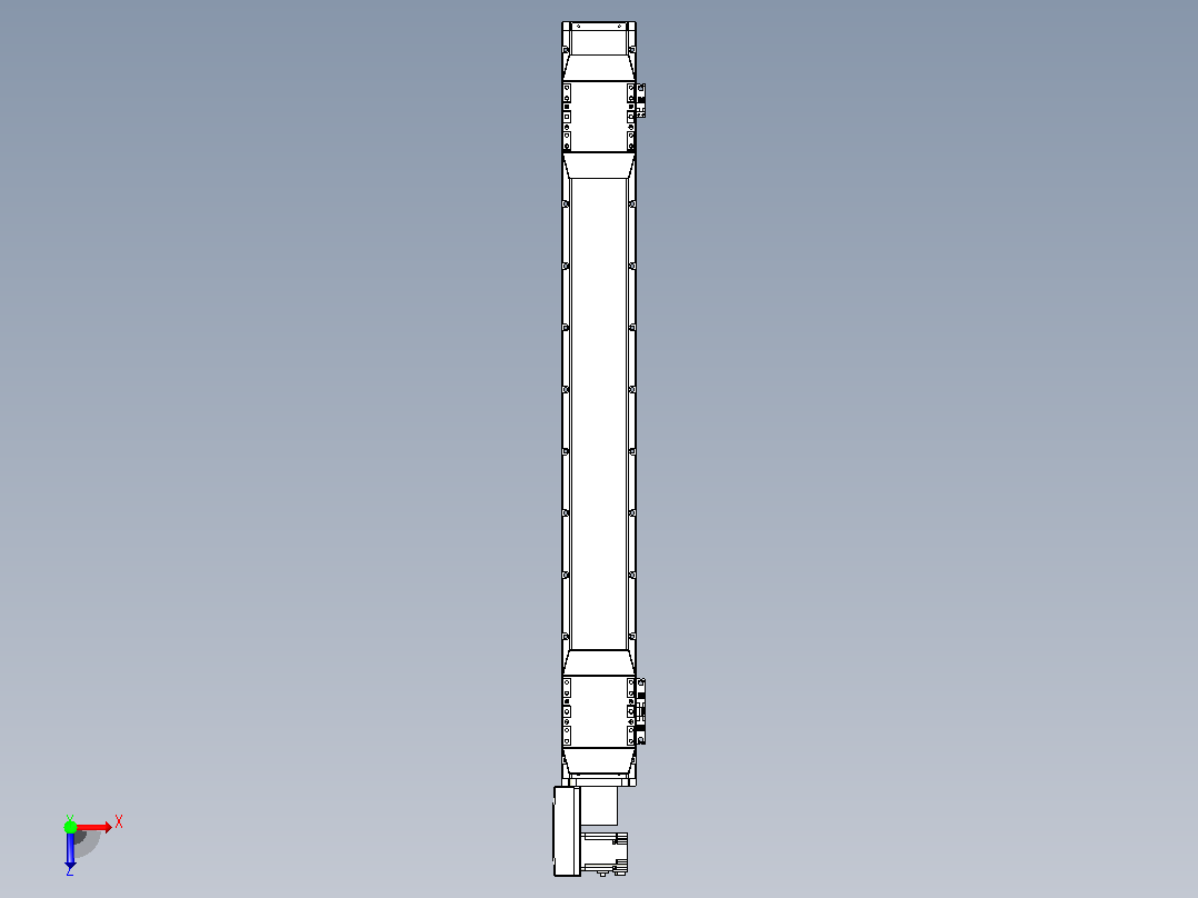 皮带直线轴双滑块型TPA-GCBS-120-P70-L375-QL-M20-N3俯视图