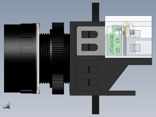 K22-14R RF 220 vac(22指示灯)右视缩略图