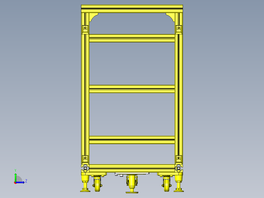 绕线圈储料器左视图