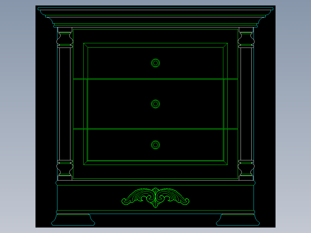 家装类CAD图块(四)-FH01029D