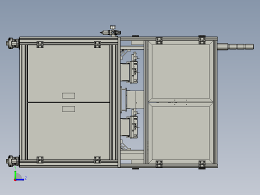 吸取式自动锁螺丝机3D模型左视缩略图