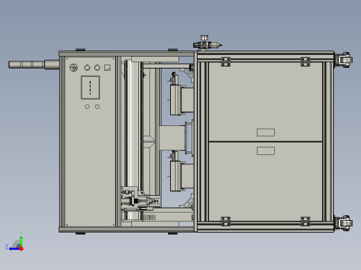 吸取式自动锁螺丝机3D模型右视缩略图