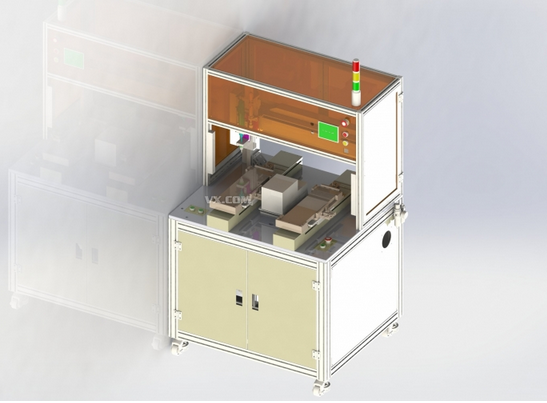 吸取式自动锁螺丝机3D模型