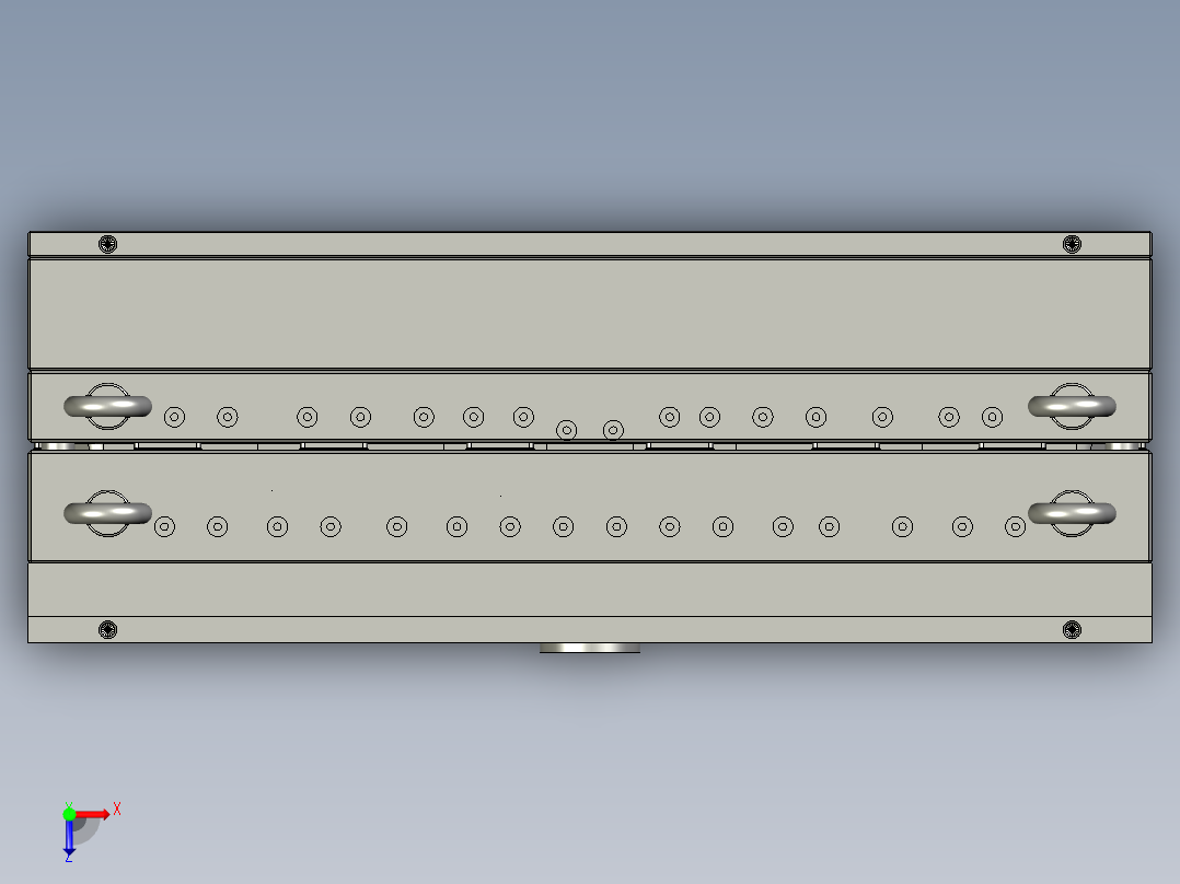 塑胶模具俯视图