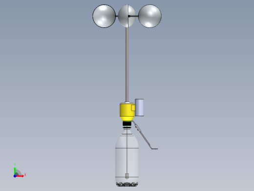 瓶子灌装设备模型前视缩略图