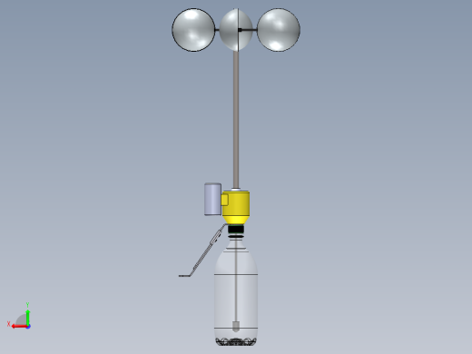瓶子灌装设备模型后视缩略图