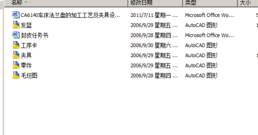 CA6140车床法兰盘的加工工艺及夹具设计（有cad源图）缩略图