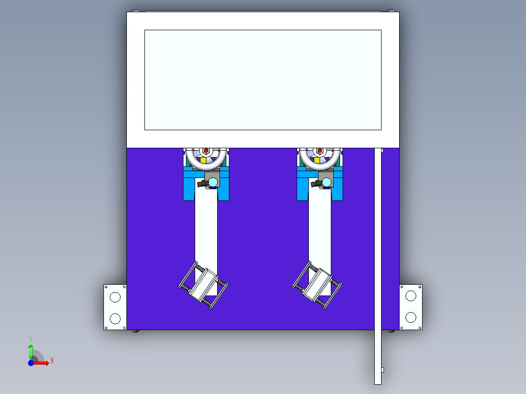 差压检测设备前视图