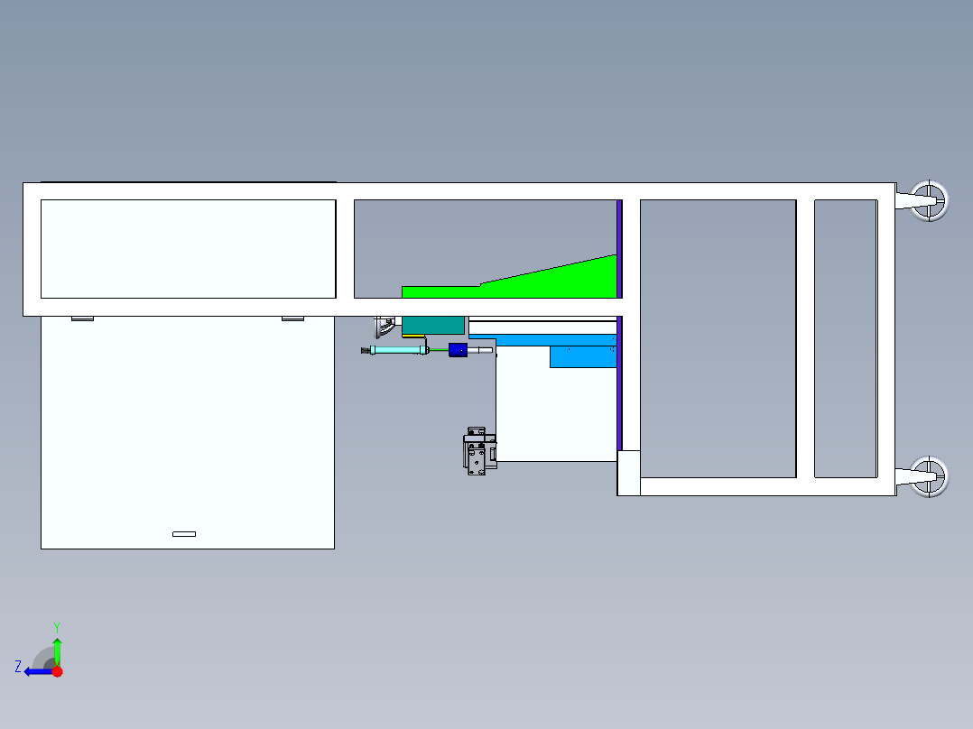 差压检测设备右视图