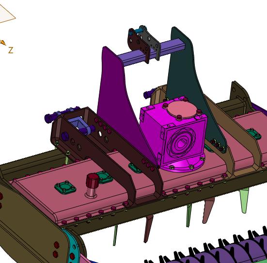 后驱动动力旋耕整地粉碎机