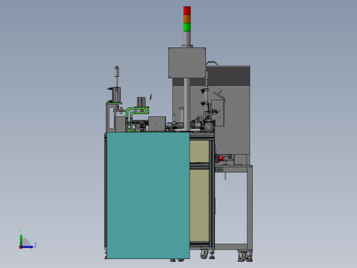 马达壳磁条组装设备左视缩略图
