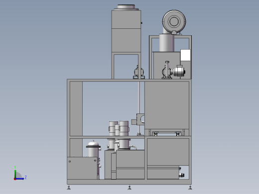 步进式清洗机左视缩略图
