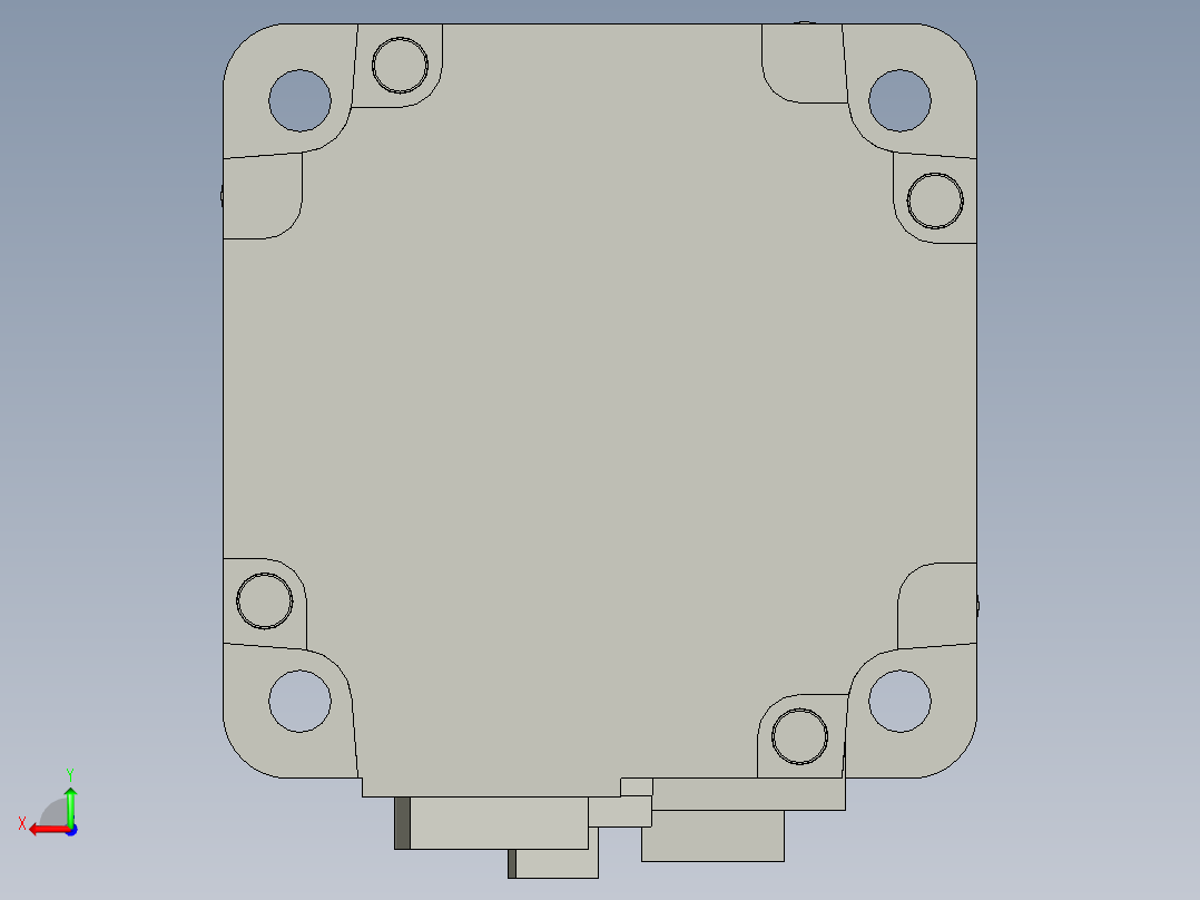 700W带刹车hg-kr73b_a_stp三菱电机后视图