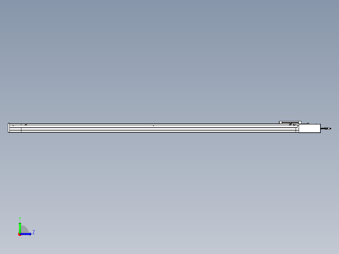 威洛博LB.GB同步带传动--欧规系列LB6A-L65-S1950-BR左视图