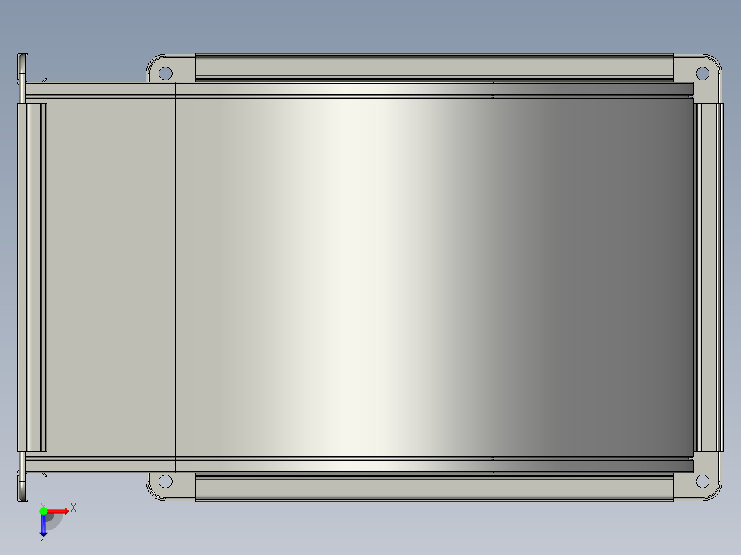 角形导管俯视图