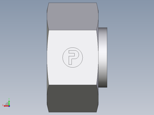 卡套式工业通用硬管接头EO_Blanking_plug_with_nut_for_cones_VKAM38SCF后视缩略图