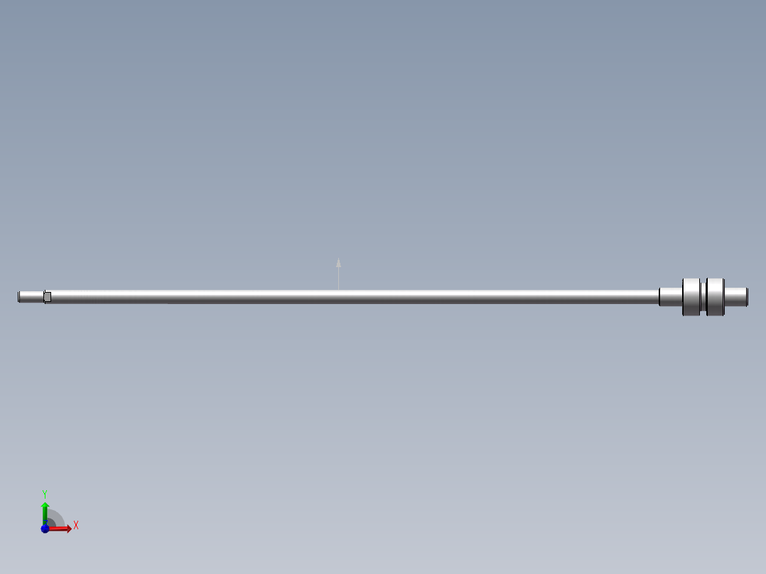 SMC手臂伸缩气缸32-500前视图