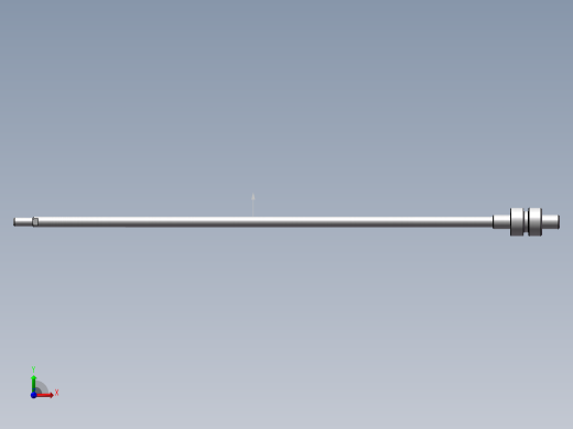 SMC手臂伸缩气缸32-500前视缩略图