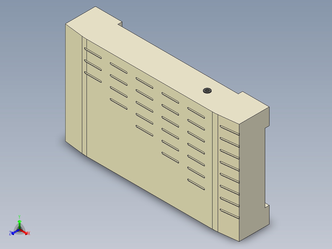 以太网交换机8个接口正等轴测图