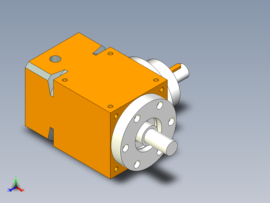 换向器PW90垂直输出-1 19-70-90-M6.stp正等轴测图