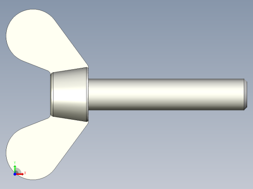 带耳螺钉-DIN_316_Wing_screws_5x0.8x25-22.6-9_26_2.3_13_6.stp前视缩略图