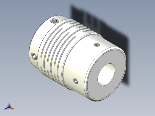 配置器附带的15个联轴器集合正等轴测缩略图