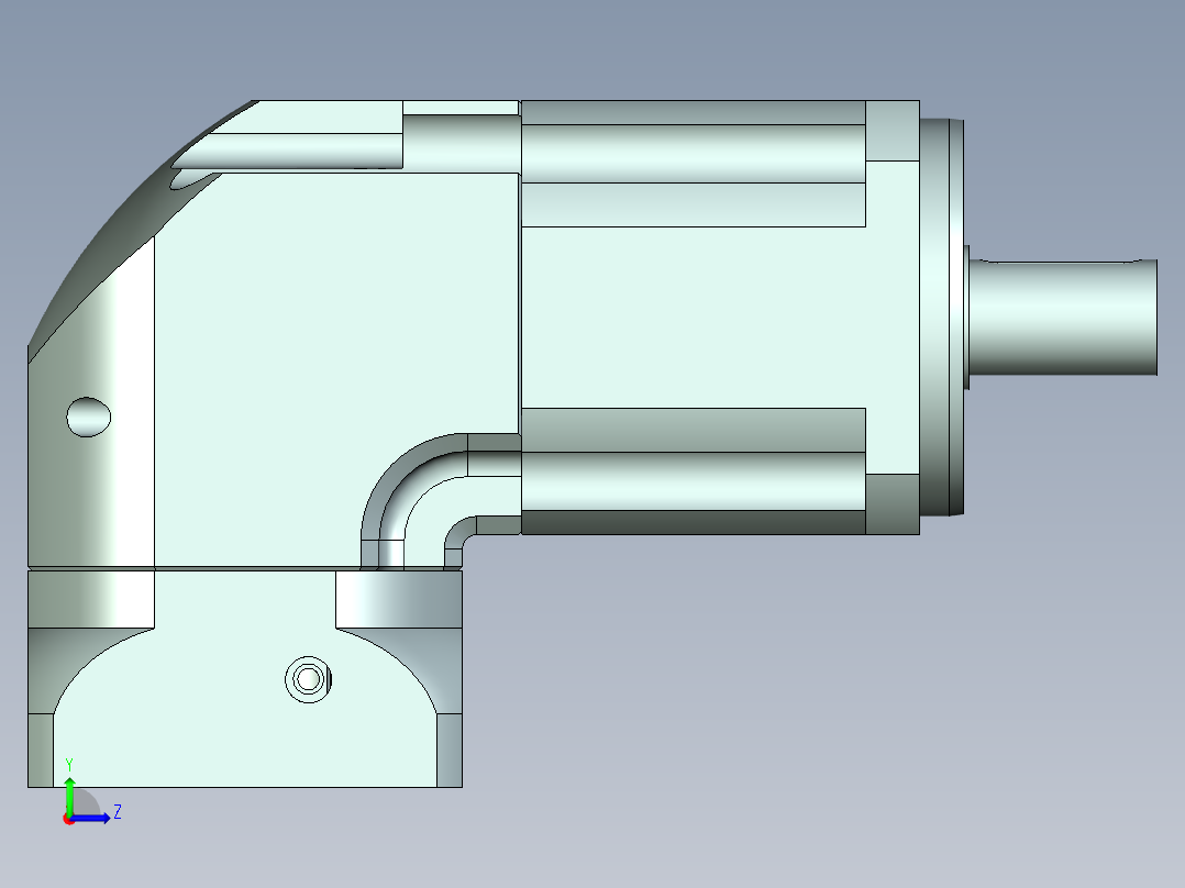 直齿ZPLX120-L2 22-110-145-M8.stp左视图