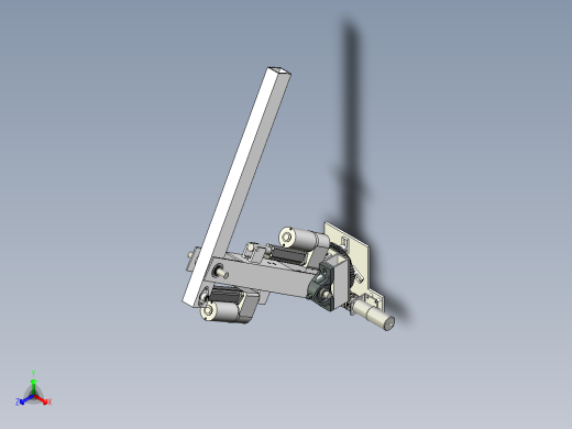 带有机械臂的行星漫游车