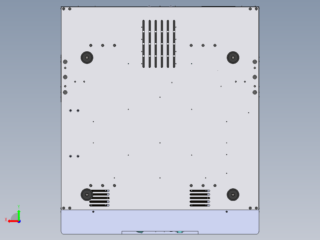 薄膜分离机后视图
