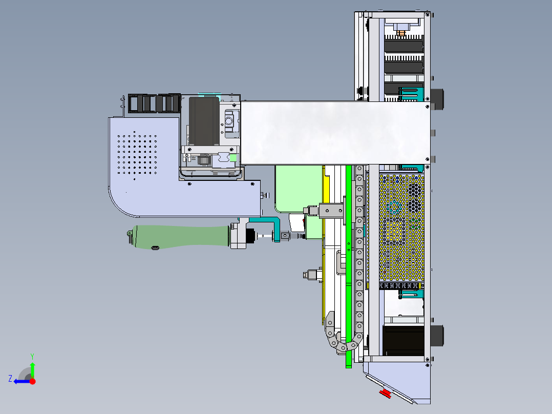 薄膜分离机右视图